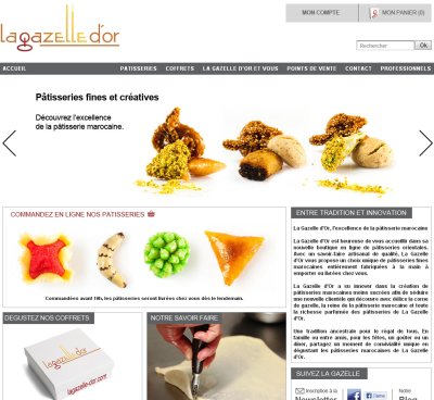 Bienvenue sur la nouvelle boutique en ligne de La Gazelle dOr